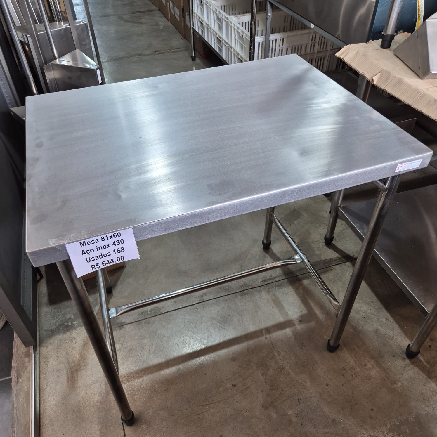 Mesa inox 430 81x60x85