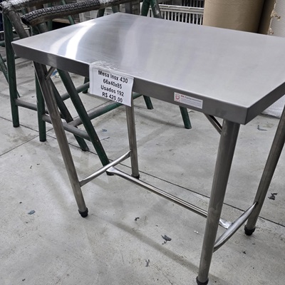 Mesa inox 430 66x40x85