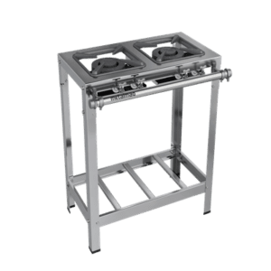 Fogão inox 2 bocas 30×30 (1QD) Fogão inox 2 bocas 30×30 (1QD)